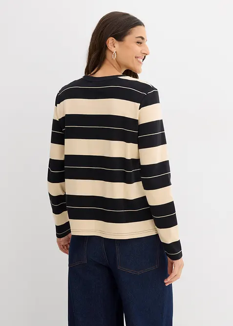 Longsleeve van zwaar katoen, bonprix