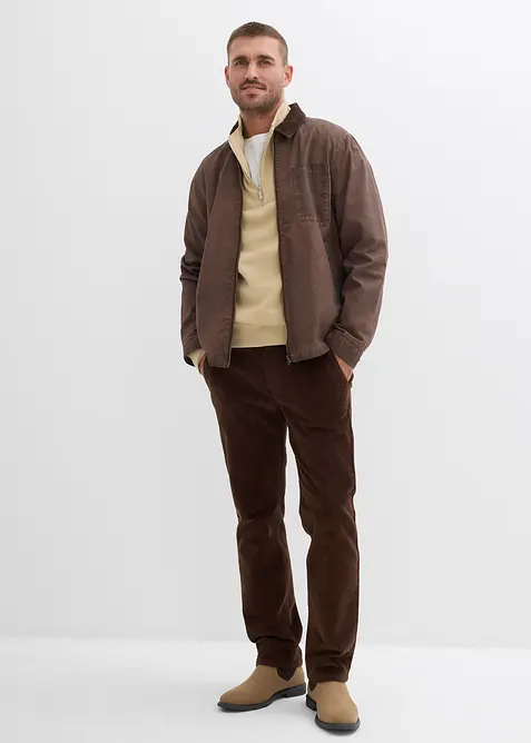 Sweater met schipperskraag van puur biologisch katoen, bonprix