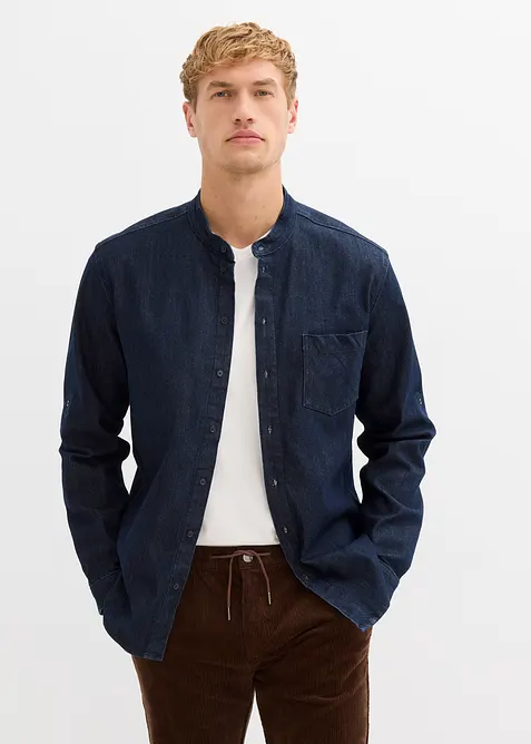 Spijkeroverhemd in slim fit, bonprix