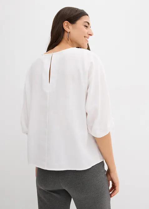 Loose fit blouse van puur katoen, bonprix