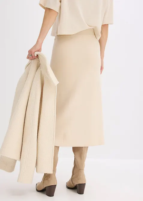 Uitlopende gebreide rok, bonprix