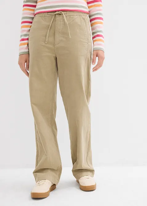 Corduroy broek in een katoenmix, bonprix