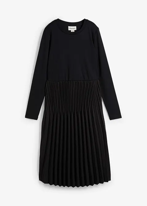 Midi jurk in een viscosemix, bonprix
