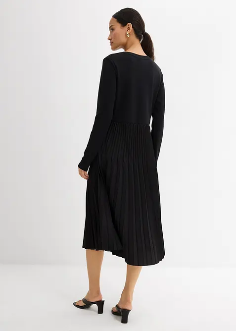 Midi jurk in een viscosemix, bonprix