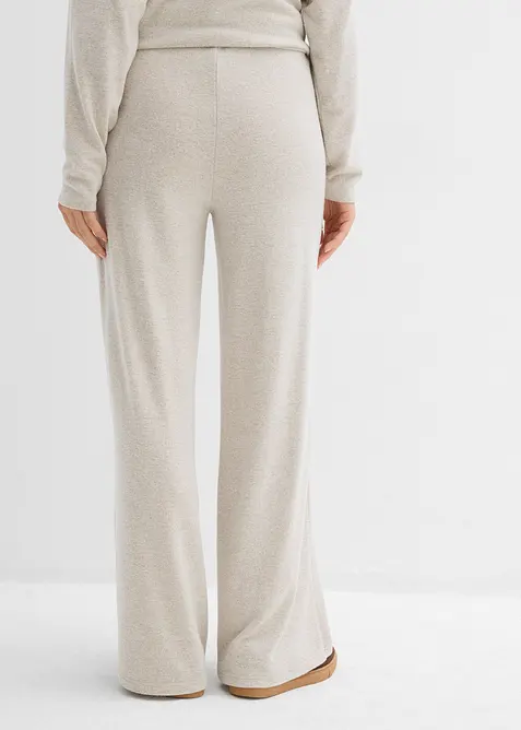 Palazzo broek in een gebreide look, bonprix