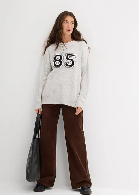 Oversized trui met oversized schouders, bonprix