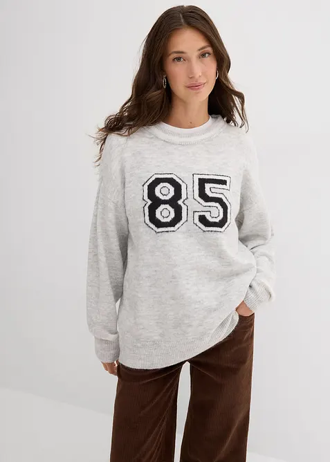 Oversized trui met oversized schouders, bonprix