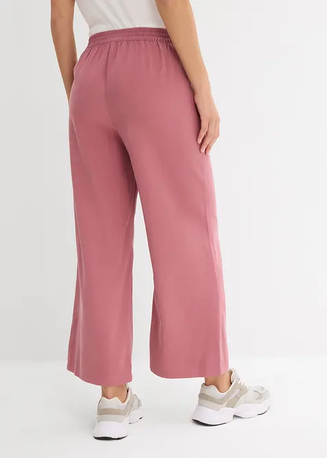 Cropped broek van zachte viscose mix, bonprix