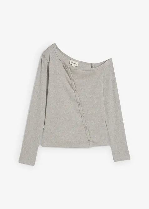 Geribde longsleeve, bonprix