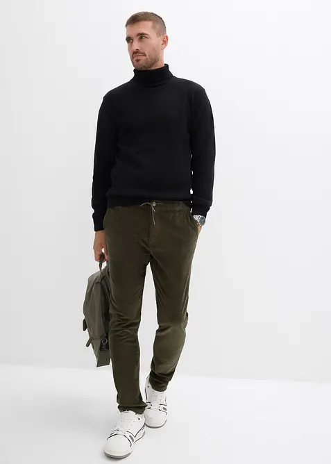Stretch corduroy instapbroek, regular fit, bonprix