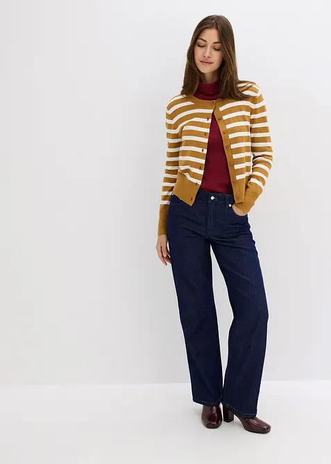 Straight jeans mid waist, bonprix