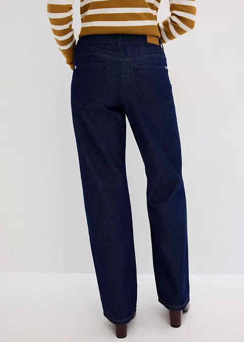 Straight jeans mid waist, bonprix