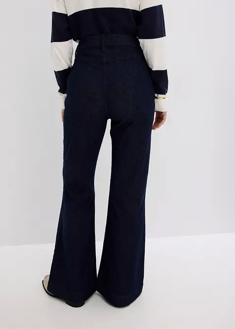 Flared jeans, high waist, bonprix
