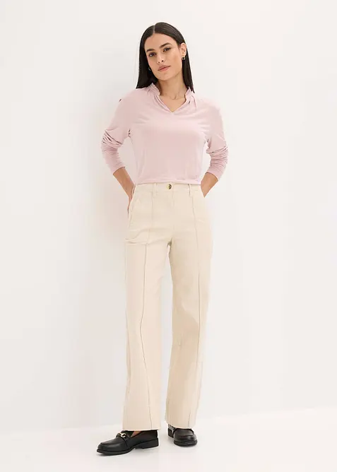 Shirt met opstaande kraag, bonprix