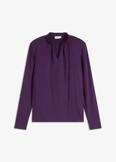 Shirt met opstaande kraag, bonprix