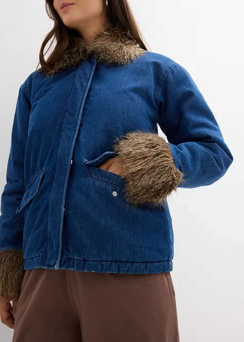 Spijkerjas, licht gewatteerd, bonprix