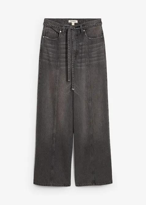 Wide leg jeans high waist, bonprix