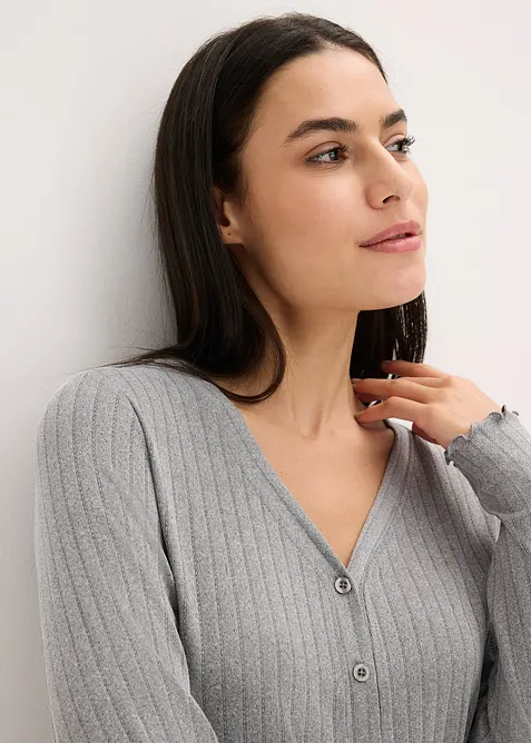 Huispak van zacht Pointelle jersey, bonprix