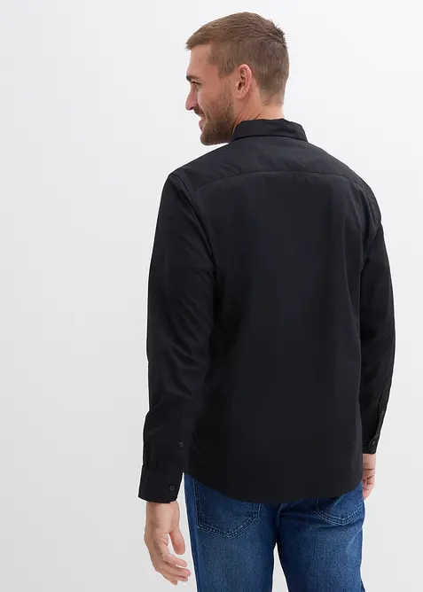 Overhemd van puur katoen met lange mouwen, bonprix