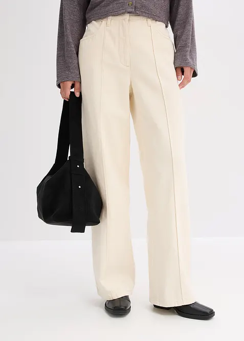 Twill broek van katoen, bonprix