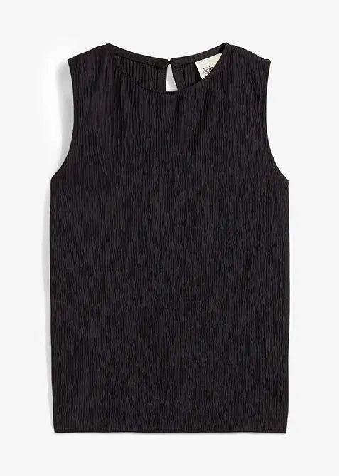 Blouse van gestructureerde crinkle, bonprix