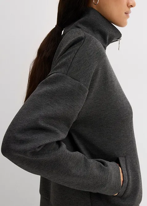 Oversized jas van viscose-mix, bonprix