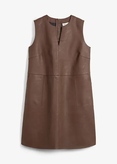 Imitatieleren jurk, bonprix