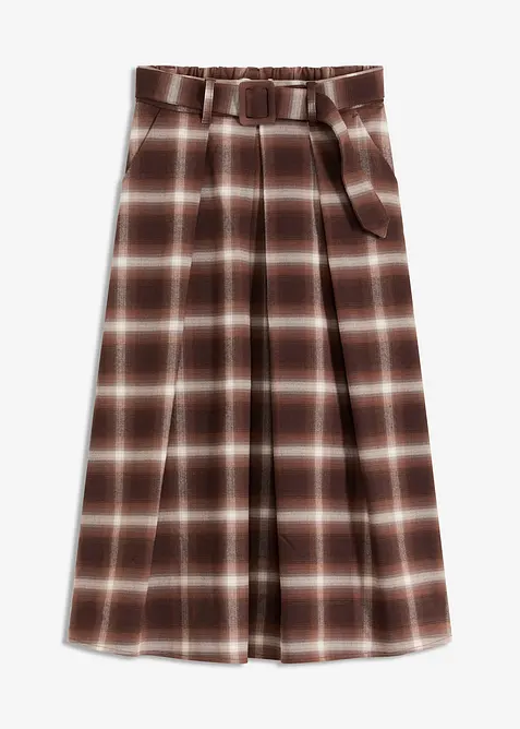 Plooirok met riem (2-dlg. set), bonprix