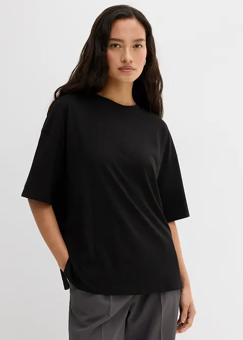 Oversized shirt van een katoenmix, bonprix