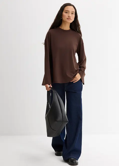 Longshirt van een soepele stof, bonprix