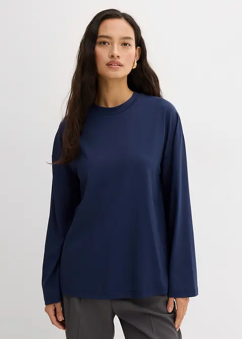 Longshirt van een soepele stof, bonprix