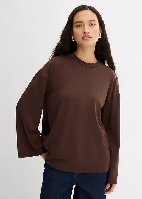 Longshirt van een soepele stof, bonprix