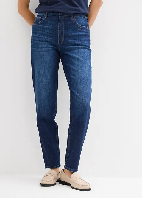 High waist mom jeans, cropped, bonprix