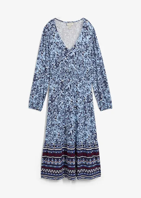 Maxi jurk van een zachte viscose-elastanmix, bonprix