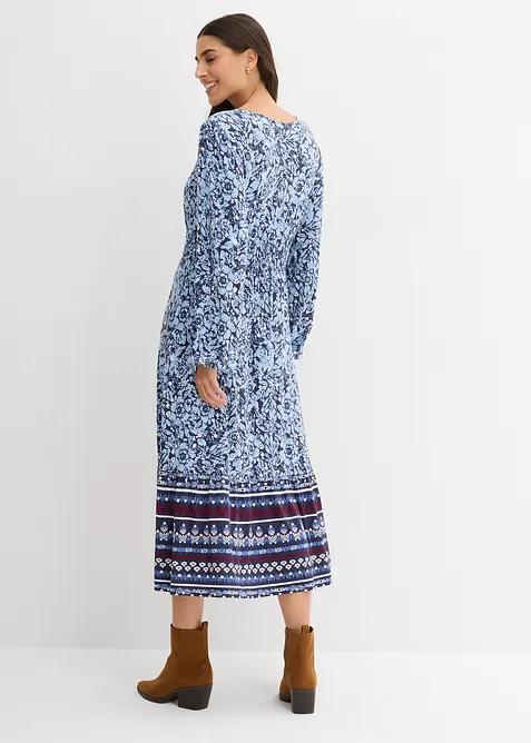 Maxi jurk van een zachte viscose-elastanmix, bonprix