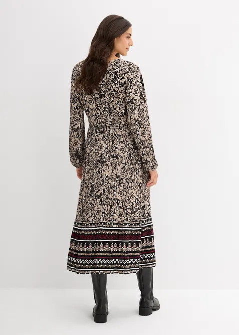 Maxi jurk van een zachte viscose-elastanmix, bonprix