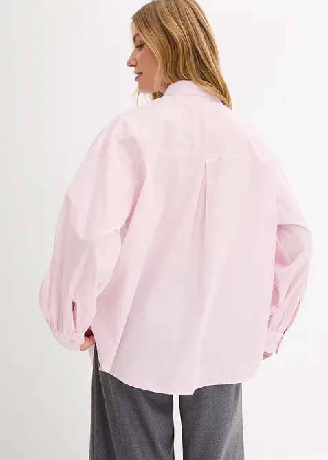 Overhemdblouse met strass, bonprix