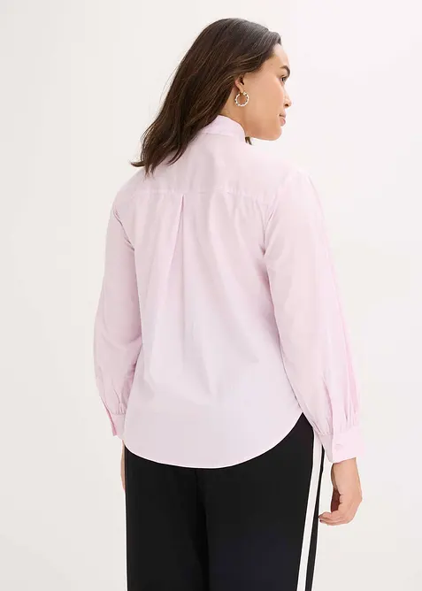 Overhemdblouse met strass, bonprix