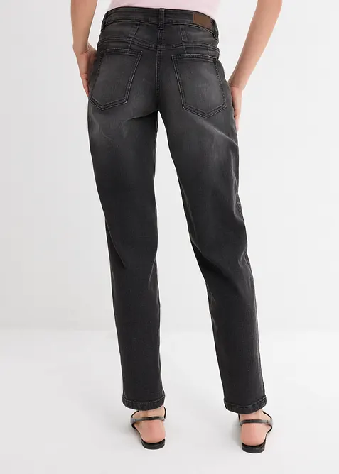 Barrel jeans mid waist, bonprix