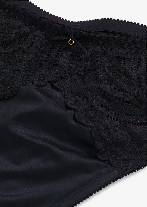 Maxi string met glanzend materiaal (set van 2), bonprix