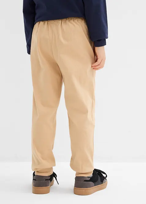 Joggingbroek van biologisch katoen (set van 2), bonprix