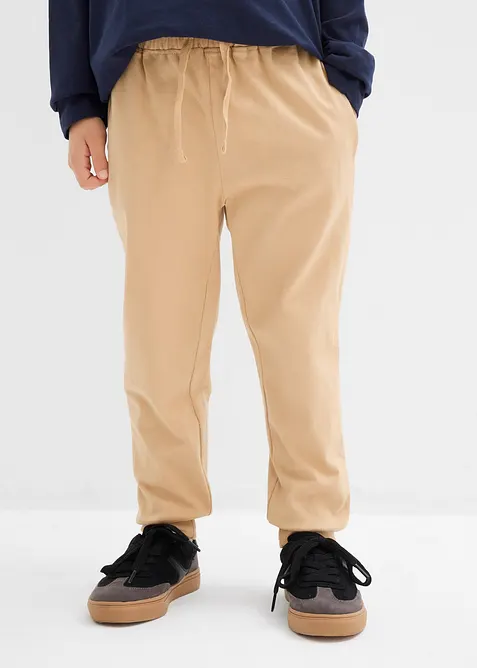 Joggingbroek van biologisch katoen (set van 2), bonprix