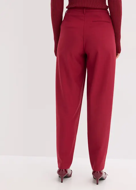 Stoffen broek in barrel fit, bonprix