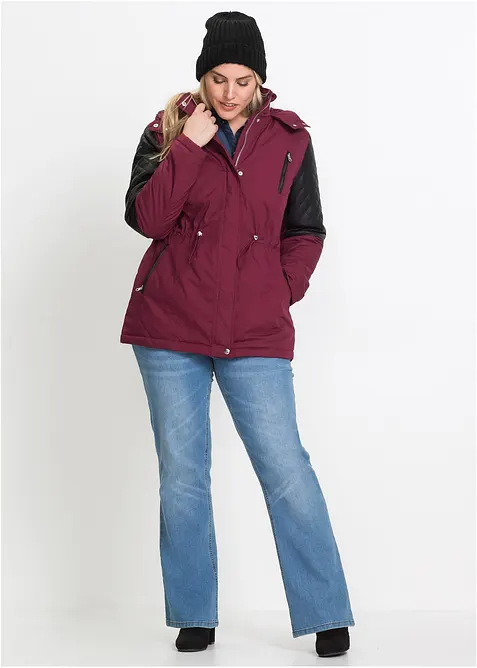 Comfort stretch jeans, bootcut, mid waist, bonprix