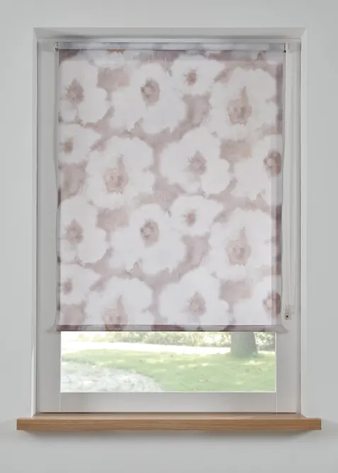 Rolgordijn met bloemenprint, bonprix
