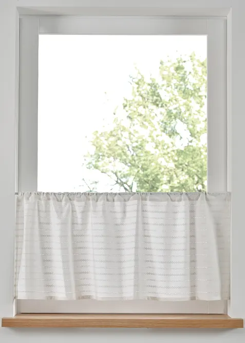 Valletje van biologisch katoen met broderie anglaise, bonprix