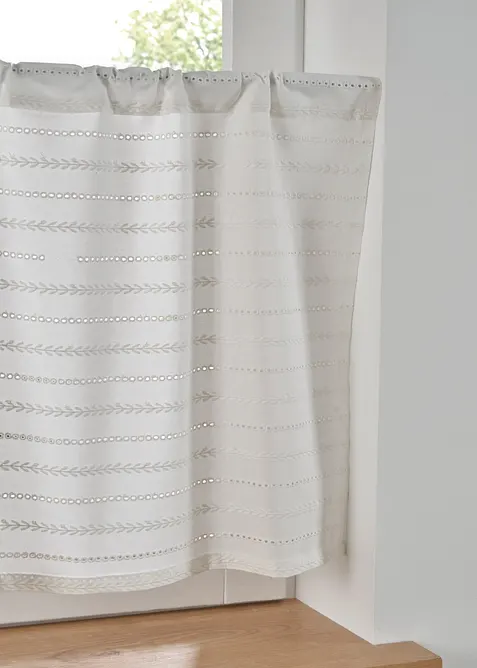 Valletje van biologisch katoen met broderie anglaise, bonprix