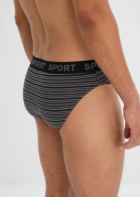 Slip met katoen (set van 4), bonprix