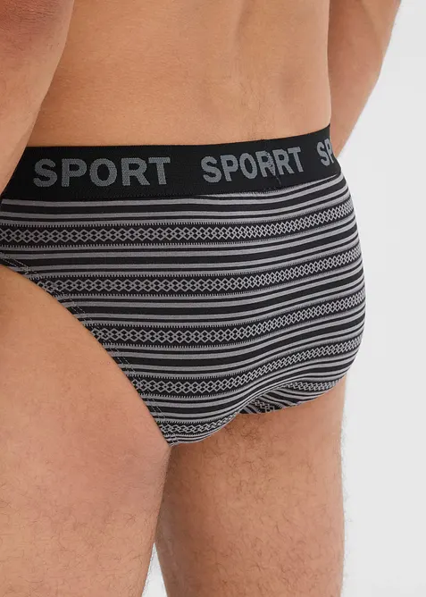 Slip met katoen (set van 4), bonprix