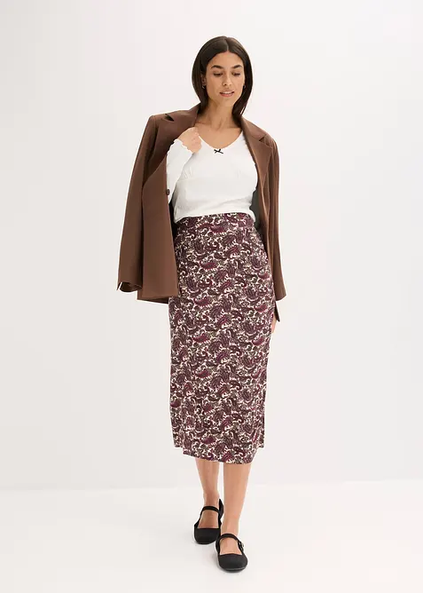 Jersey rok van soepele viscose mix, bonprix